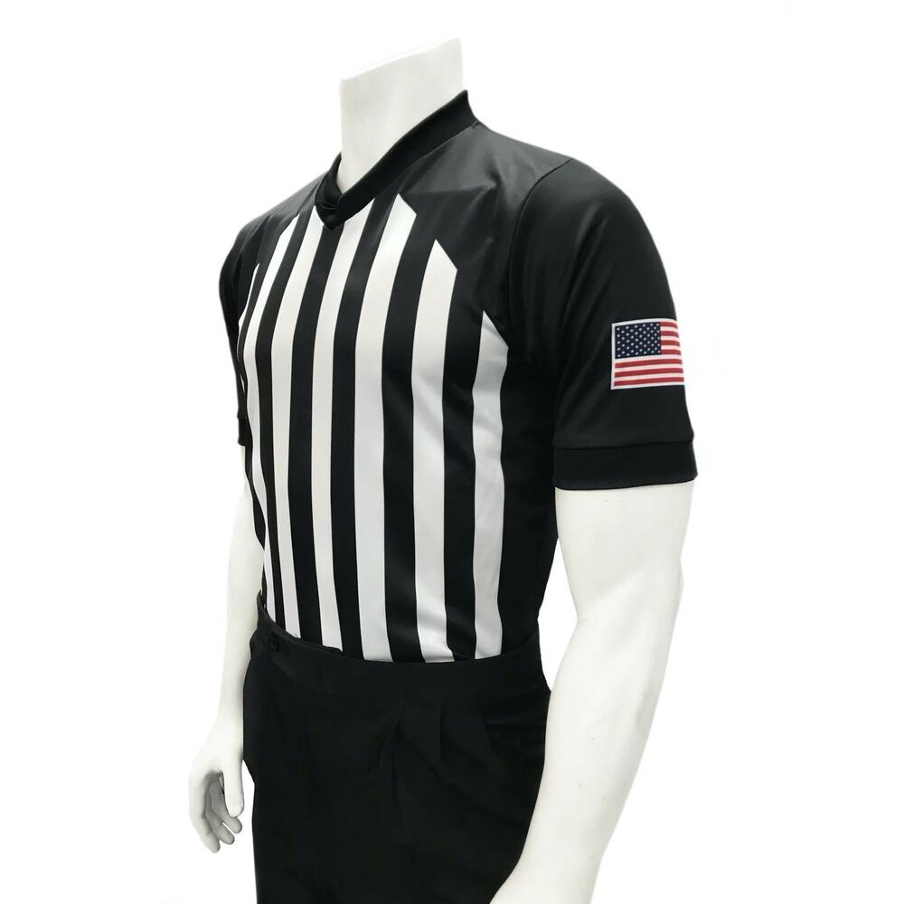 NWT Smitty Offical’s Apparel Mens Small Body Flex College Referee Official White